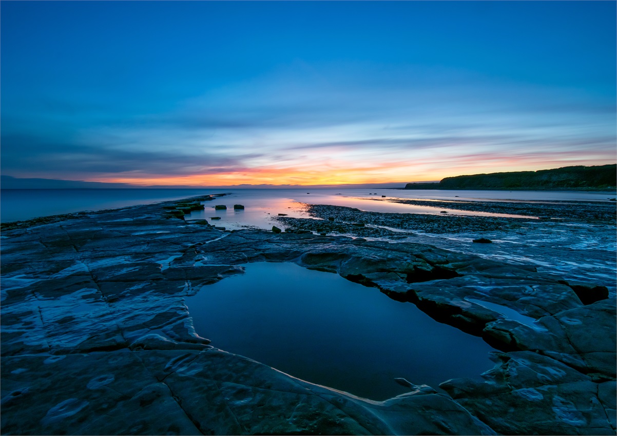 Kimmeridge Blues photographic print