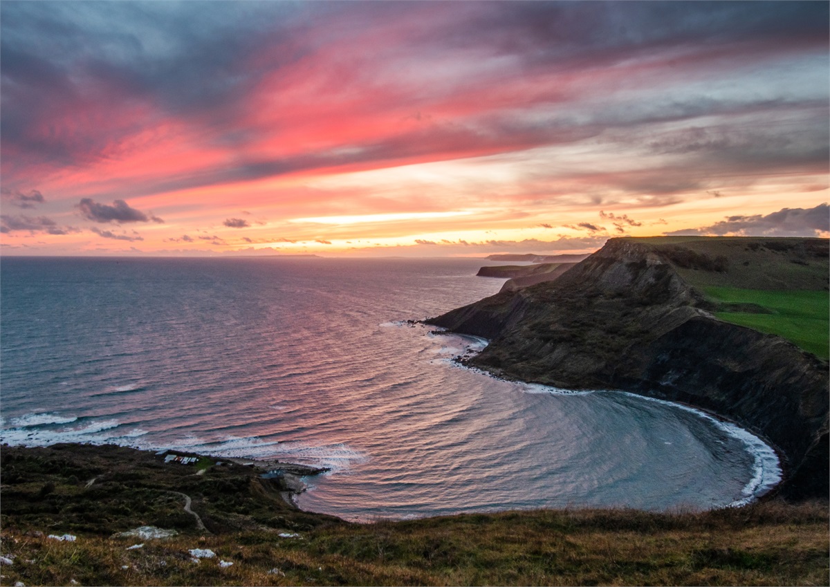 Chapman's Pool Afterglow photographic print