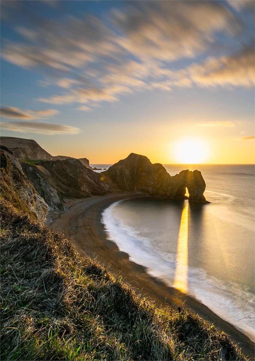 Durdle Door Beaming photographic print