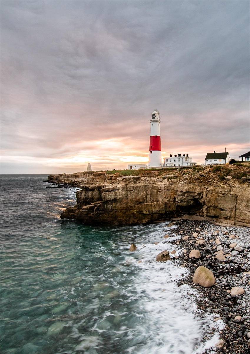 Last Light at Portland Bill photographic print