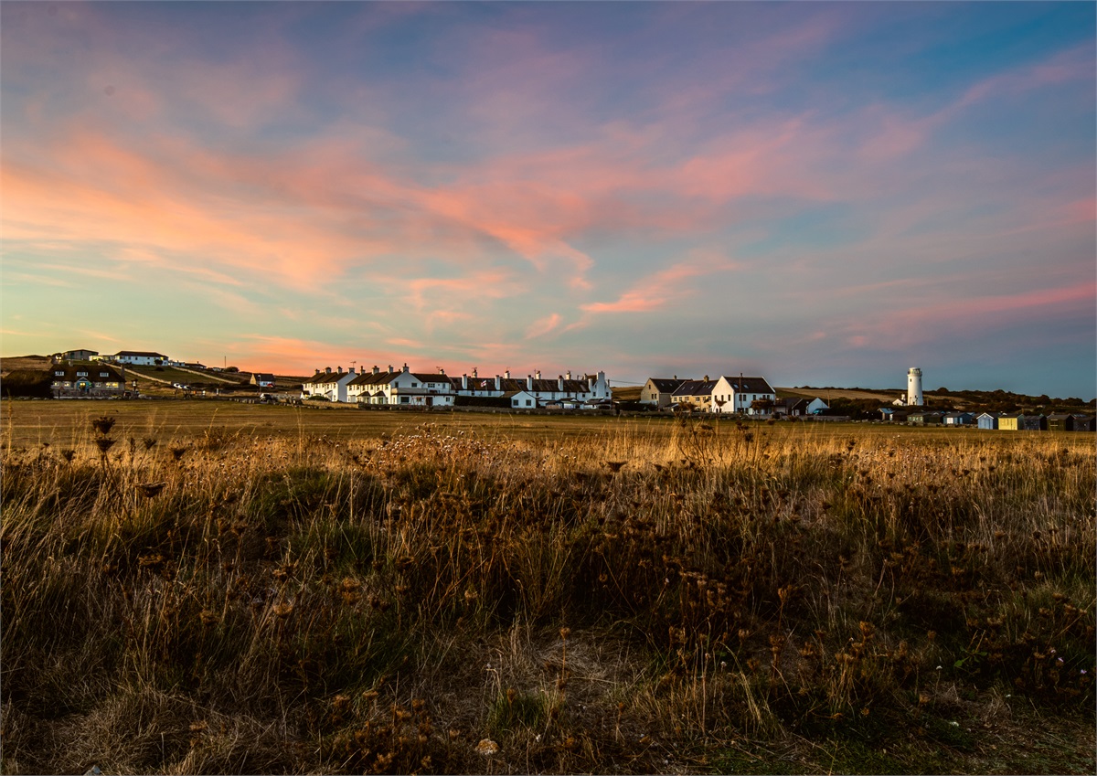 Old Lower Lighthouse at Dusk photographic print