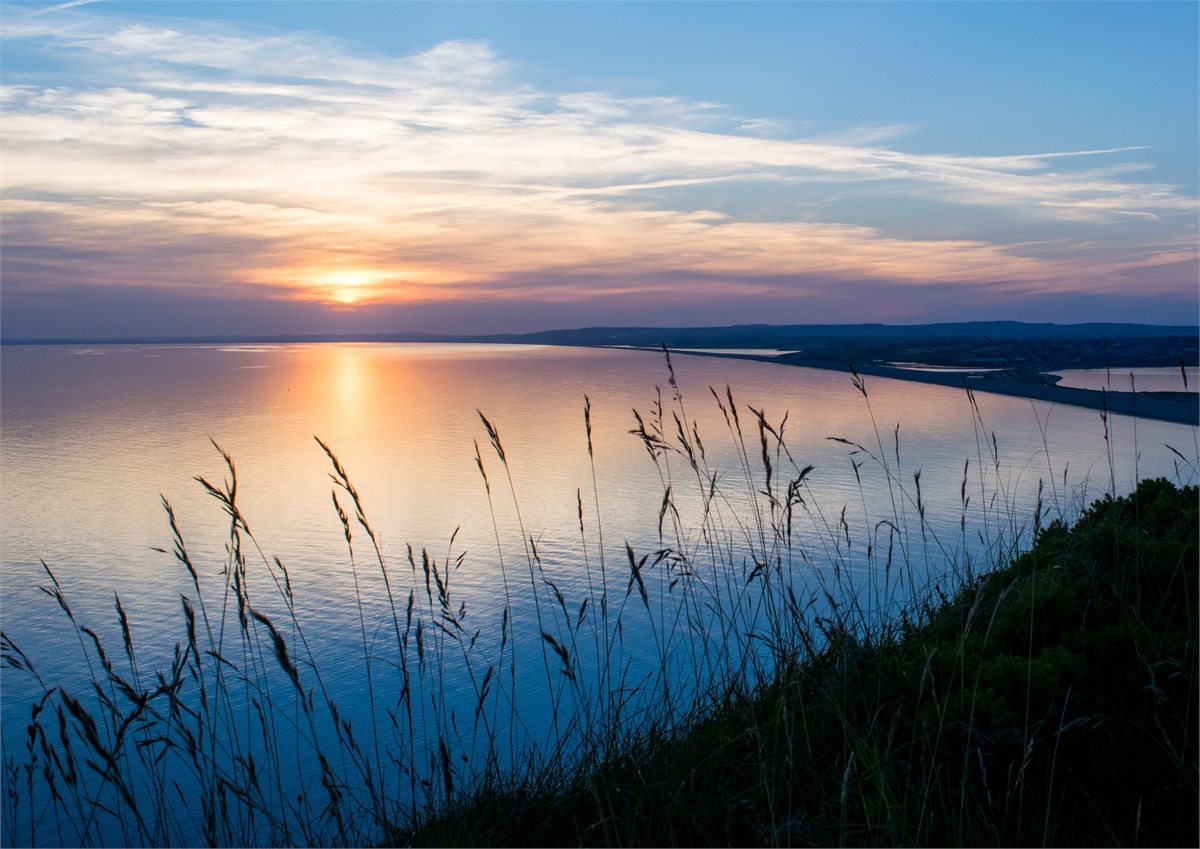 Lyme Bay Sunset photographic print