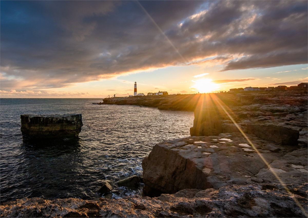 Portland Bill Burst photographic print