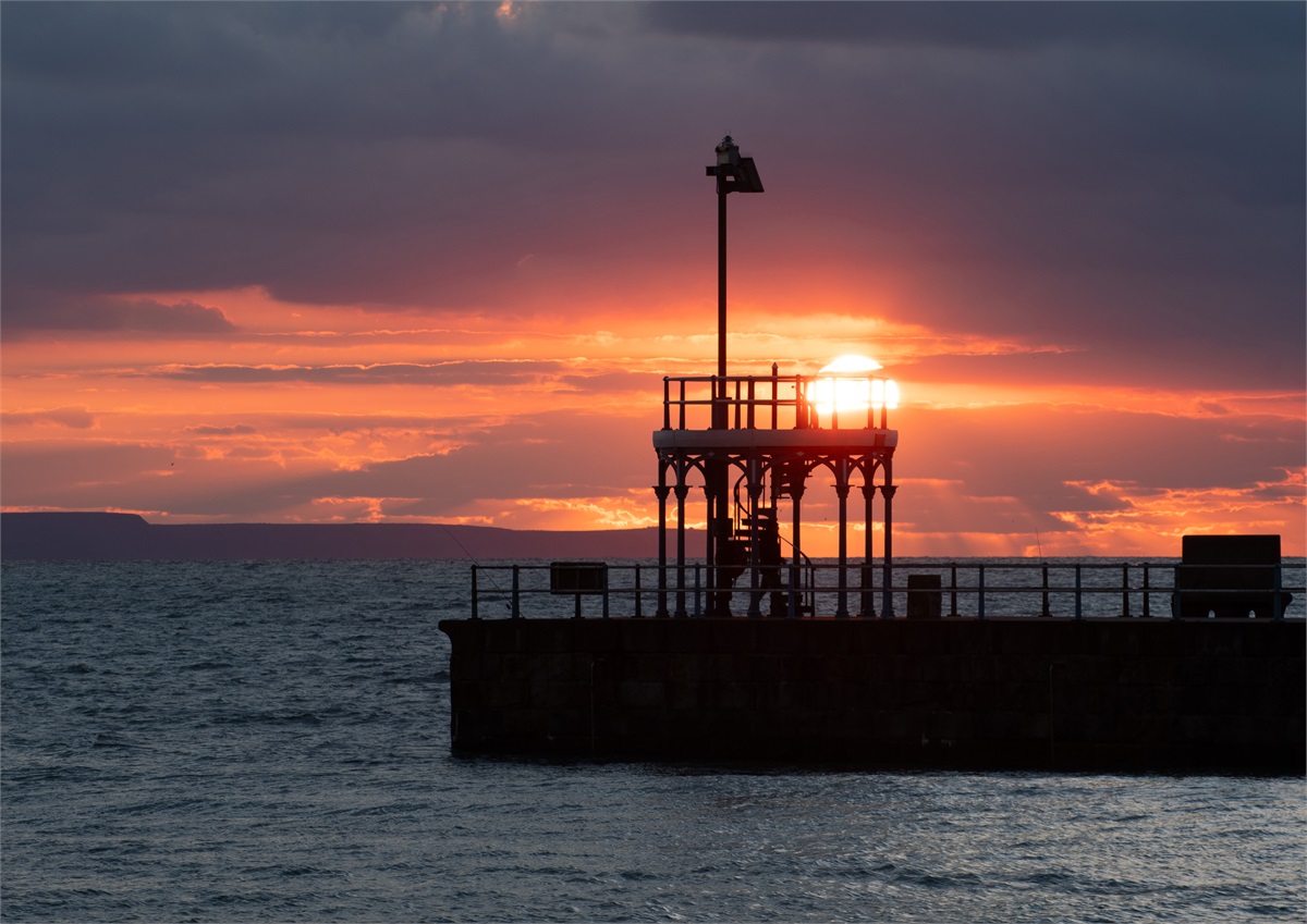 Stone Pier Sunrise photographic print