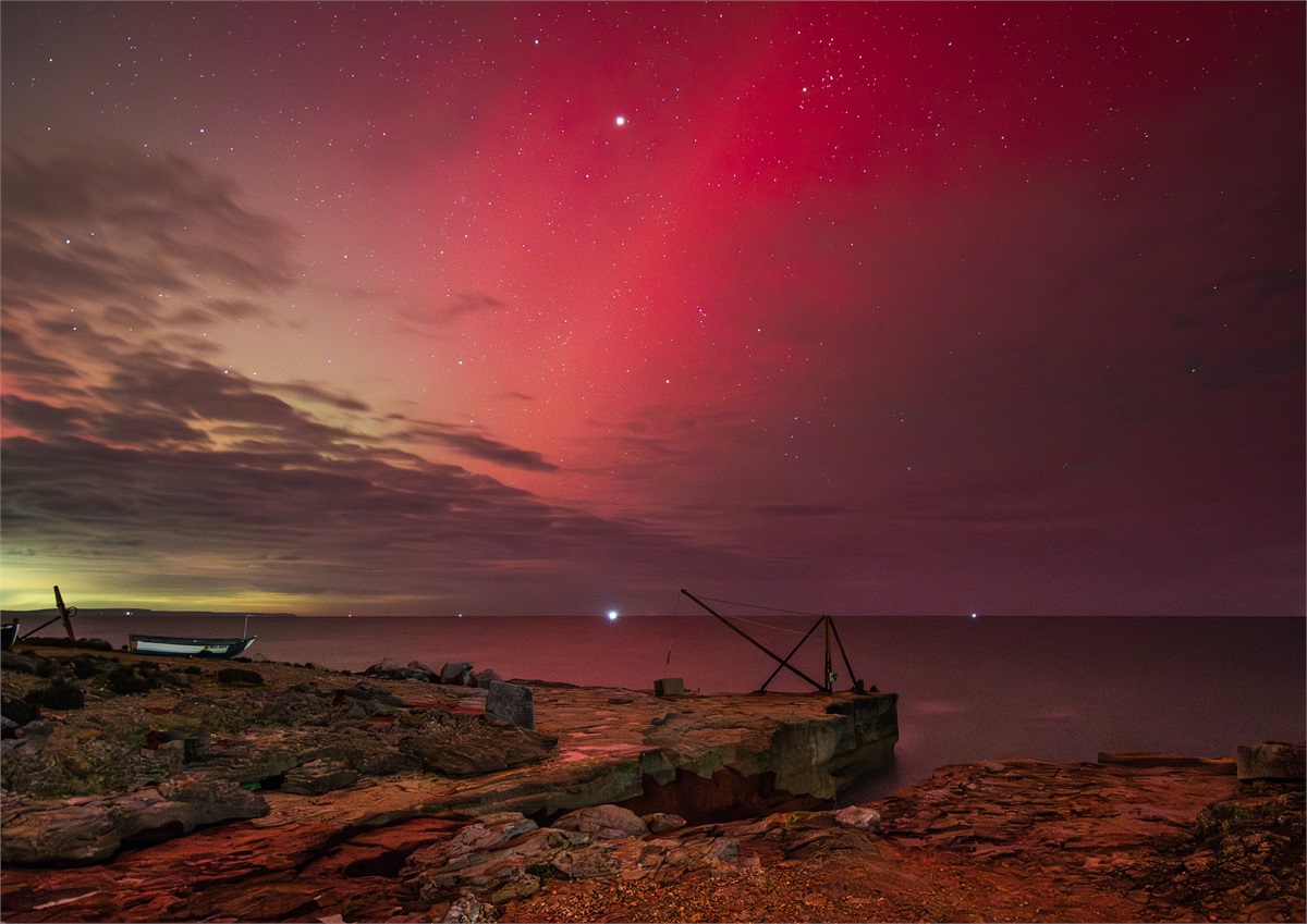 Red Sky at Red Crane photographic print